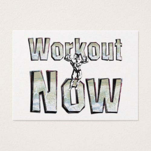 TOP Workout Now Business Card Template
