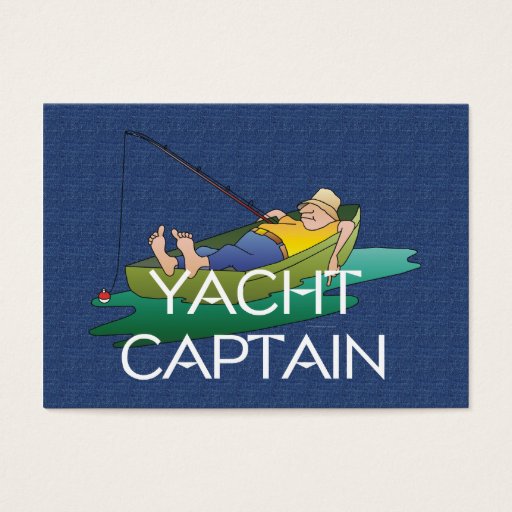 Customizable TOP Yacht Captain Fun Business Card Template