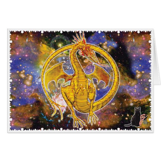 Topaz Cosmic Dragon Cards (Front Horizontal)