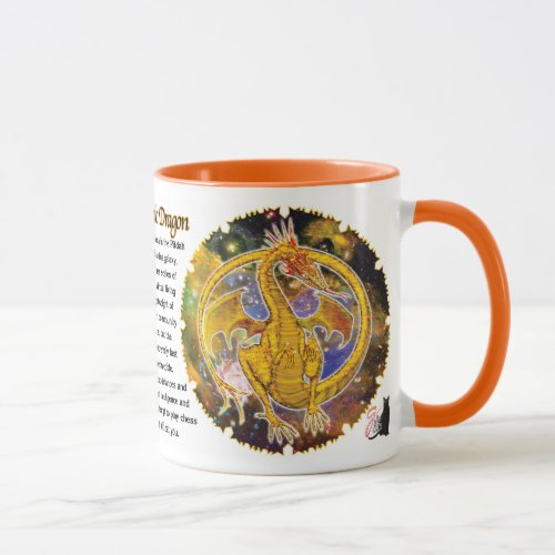 Topaz Cosmic Dragon Mug