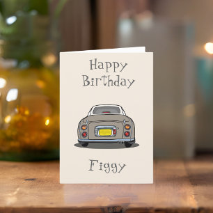Topaz Figaro Car Figarations Happy Birthday Card