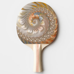 TOPAZ Fractal Design Pattern ~ Original ~ Ping Pong Paddle
