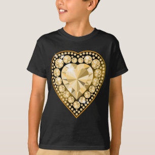 Topaz Gem Heart T-Shirt