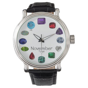Topaz, November Birthstone Watch