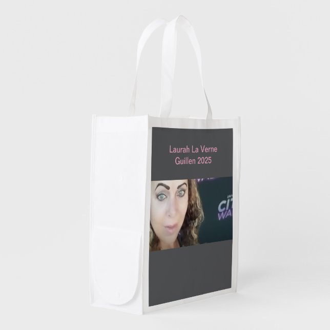 #TOPCELEBRITY #LAURAHLAVERNEGUILLEN 2025 GROCERY BAG (Front Side)