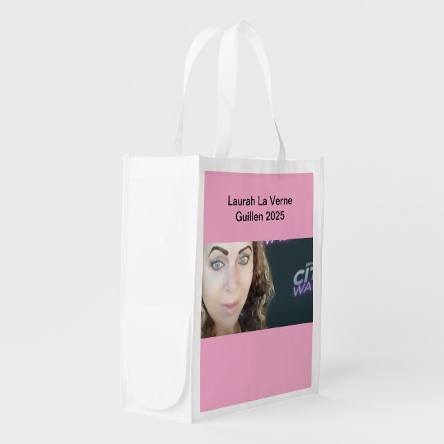 #TOPCELEBRITY #LAURAHLAVERNEGUILLEN 2025 GROCERY BAG (Front Side)