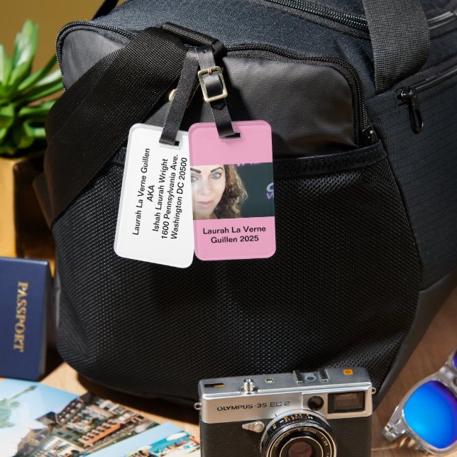 #TOPCELEBRITY #LAURAHLAVERNEGUILLEN 2025 LUGGAGE TAG (Front & Back)