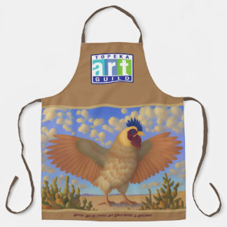 Topeka Art Guild Desert Chicken by S. Holladay Apron
