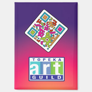 Topeka Art Guild & QR Code Magnet