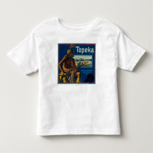 Topeka Brand Citrus Crate Label Toddler T_shirt