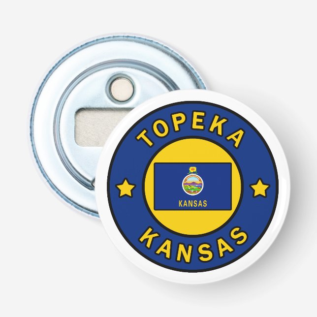 Topeka Kansas Bottle Opener (Front)