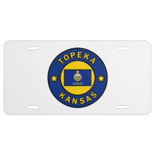 Topeka Kansas License Plate