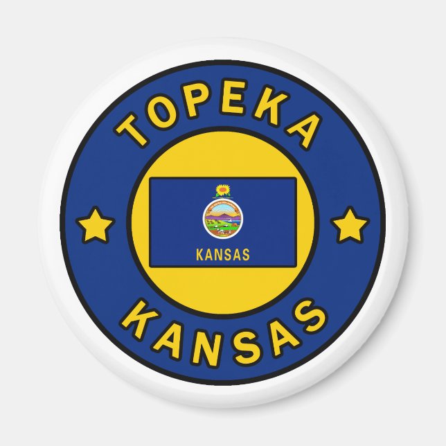 Topeka Kansas Magnet (Front)