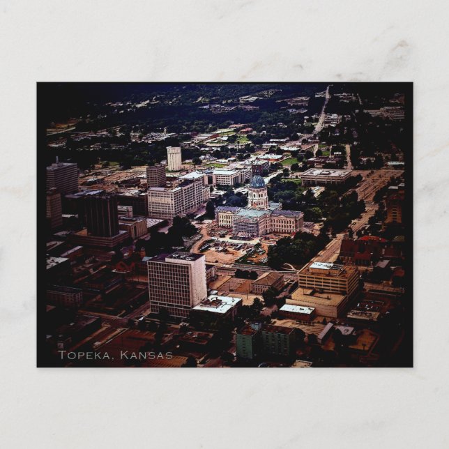 Topeka, Kansas Postcard (Front)