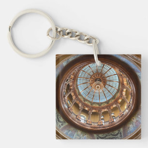Topeka State Capitol dome Keychain