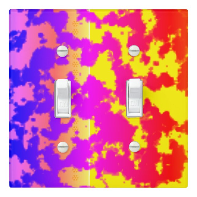 TopFlowrTripleTogglesphosphoro Light Switch Cover (In Situ)