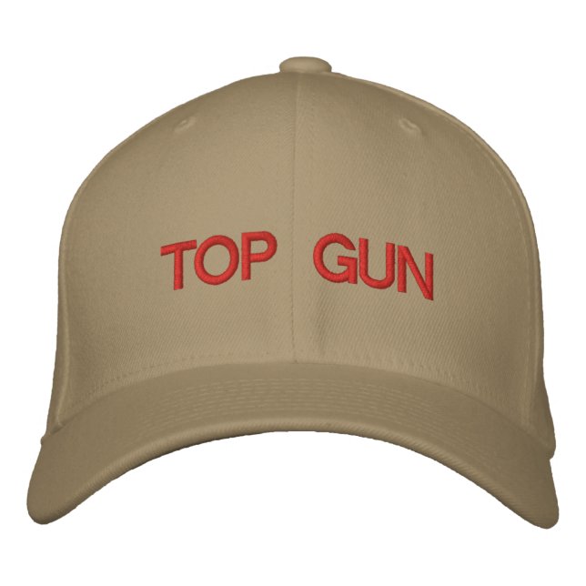 TOPGUN EMBROIDERED BASEBALL HAT (Front)