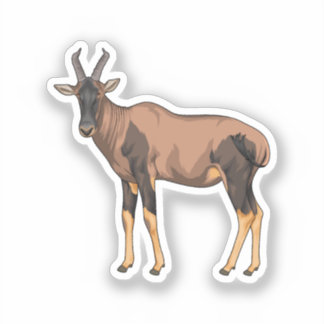 Topi vector illustration sticker