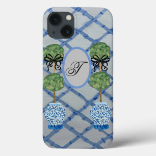 Topiary Blue Ginger Jars Jar Mat iPhone 13 Case