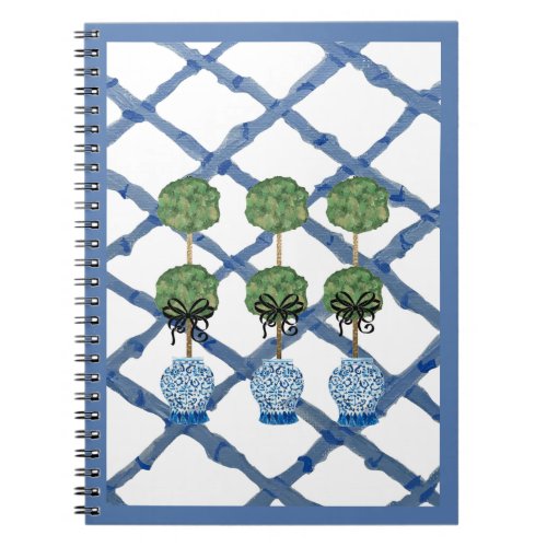 Topiary Chinoiserie Ginger Jar Jars Notebook