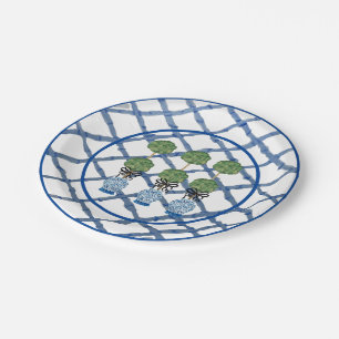 Topiary Chinoiserie Ginger Jar Paper Plates