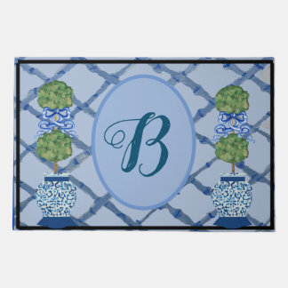 Topiary Chinoiserie Ginger Jars Jar    Doormat