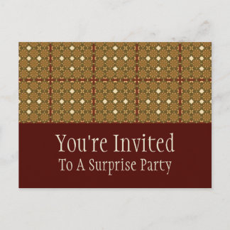 Topiary Invitation Postcard