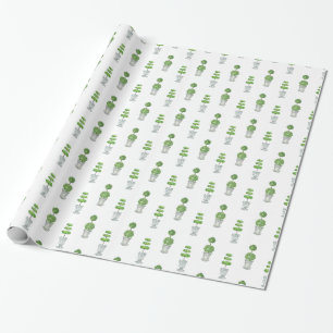 Topiary wrapping paper