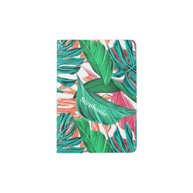 Topical Foliage Passport Holder (Front)