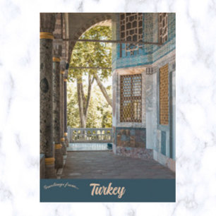 Topkapi Palace in Istanbul Turkey Postcard