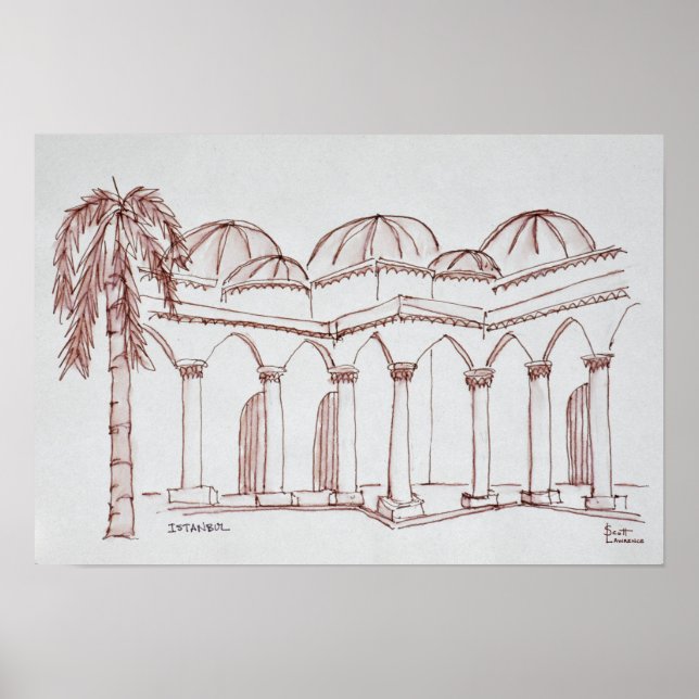 Topkapi Palace | Istanbul, Turkey Poster (Front)