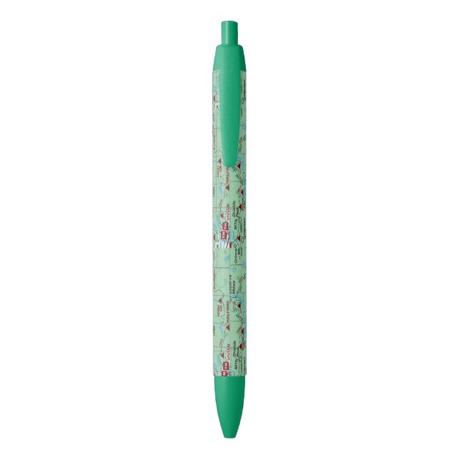 Topo Map Pen (Back (Vertical))