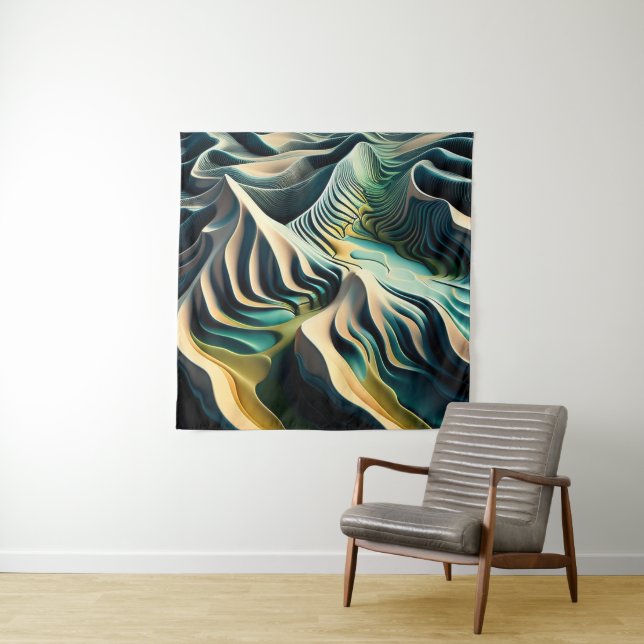 Topographic Currents Tapestry (In Situ)