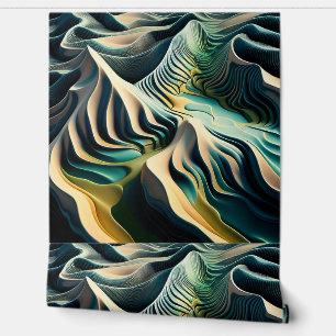 Topographic Currents Wallpaper
