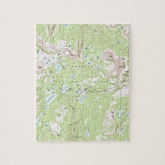Topographic Map Jigsaw Puzzle