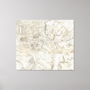 Topographic Map Of Ancient Rome  Italy Canvas Print by davidrumsey at Zazzle