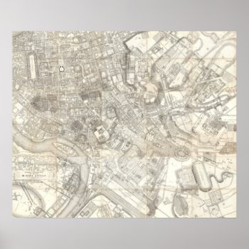 Topographic Map Of Ancient Rome  Italy Poster by davidrumsey at Zazzle