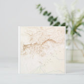 Topographic map of the ruins of Thebes  Poster (Standing Front)