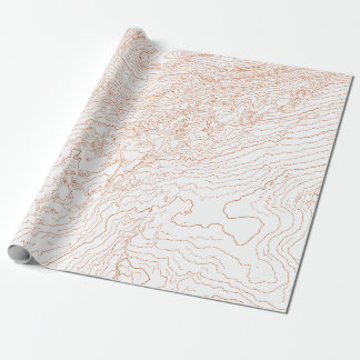 Topographic Wrapping Paper