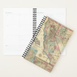Topographical Railroad and County Map, California Planner