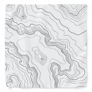 Topography maap bandana
