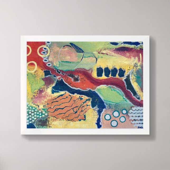 Topography Print (Framed Front)