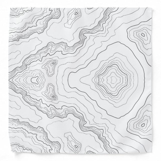 Topographyc map bandana (Front)