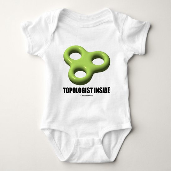 Topologist Inside (Toroid) Baby Bodysuit