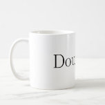 Topologist's coffee mug<br><div class="desc">For the mathematician who can't tell the difference between a coffee mug and a donut. This accurately labeled mug is a great visual representation of the homeomorphism class of the torus,  and is an excellent gift for math geeks,  math enthusiasts,  math majors,  and of course professors.</div>