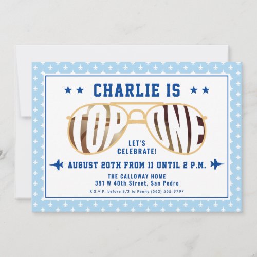 TopOne Fighter Pilot Themed First Birthday