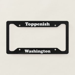 Toppenish WA - LPF License Plate Frame