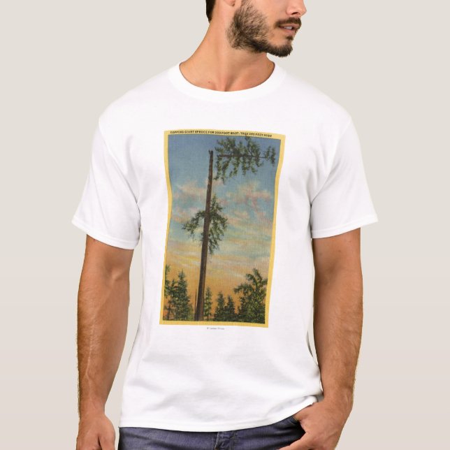 Topping Giant Spruce for 200 ft. Sailing T-Shirt (Front)