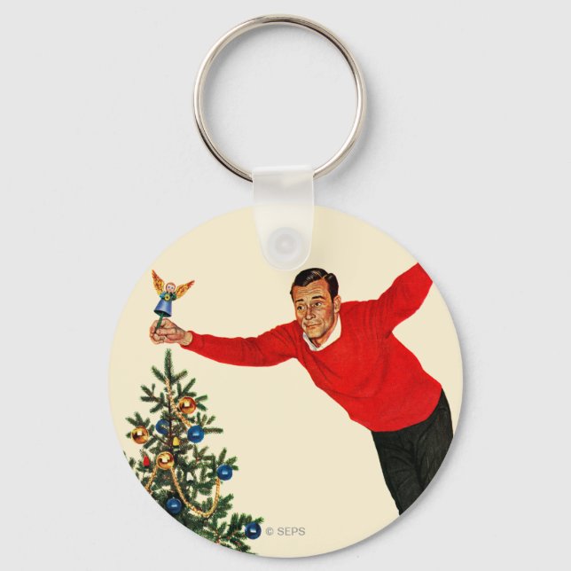 Topping the Tree Keychain (Front)