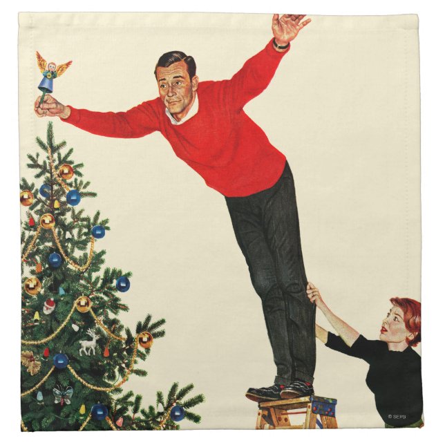 Topping the Tree Napkin (Front)